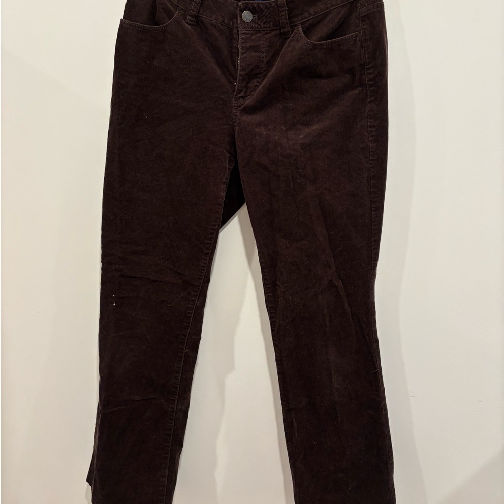 Talbots Rich Brown Corduroy Pants